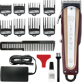 Pełny zestaw fryzjerski Wahl Legend Cordless 5 Star z ładowarką i akcesoriami konserwacyjnymi.