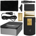 Kompaktowa golarka podróżna Wahl 3615 Travel Shaver w ekskluzywnej edycji Gold.