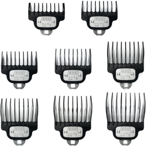 Zestaw 8 nasadek premium do trymerów Wahl na ostrze T-blade
