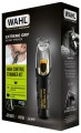 Precyzyjne modelowanie linii brody i wąsów przy użyciu bezpiecznego trymera domowego Wahl Extreme Grip.