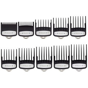 Zestaw nakładek grzebieniowych do maszynek Wahl Premium 10 sztuk