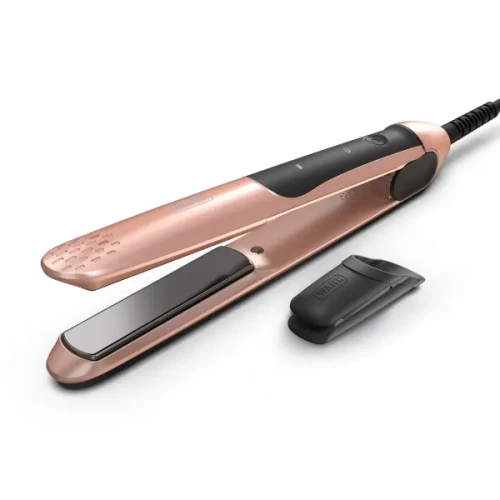Elegancka prostownica Wahl Pro Glide w kolorze Rose Gold z ceramicznymi płytkami.