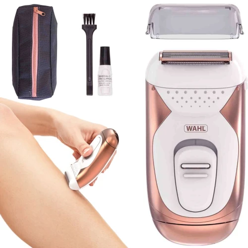 Bezprzewodowa golarka damska Wahl 7067 Ladies Shaver o ergonomicznym kształcie.