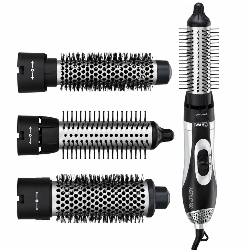 Profesjonalna lokówko-suszarka Wahl Airstyler Pro 1100W z zestawem trzech szczotek.