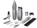 Kompaktowy rozmiar wszystkich urządzeń i akcesoriów w męskim zestawie Wahl 9962-1816 Travel Kit.